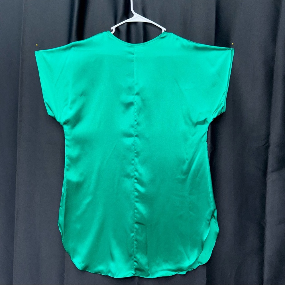 Val Mode Robe And Slip Dress Set In Green - Picture 12 of 14
